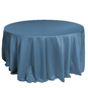 Azure Lamour Matte Satin Table Cloth Rentals