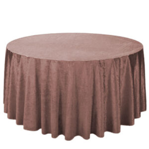 Blush Velvet Tablecloth
