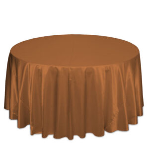 Copper Satin Tablecloth