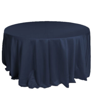 Cobalt Matte Satin Tablecloth