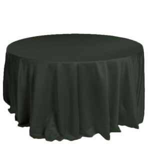 Black Matte Satin Tablecloths