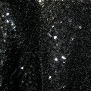Black Sequin Tablecloth Rentals