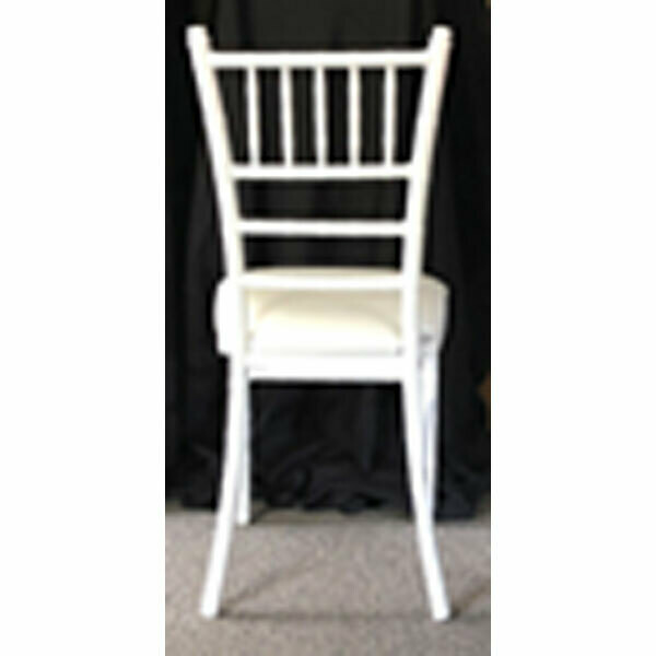 White Aluminum Chiavari Chair Rental