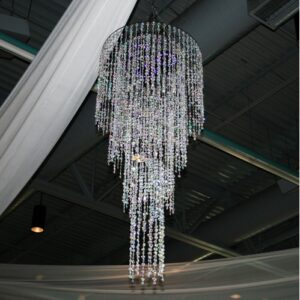 Tiffany Crystal 4 Tier Chandelier Rental