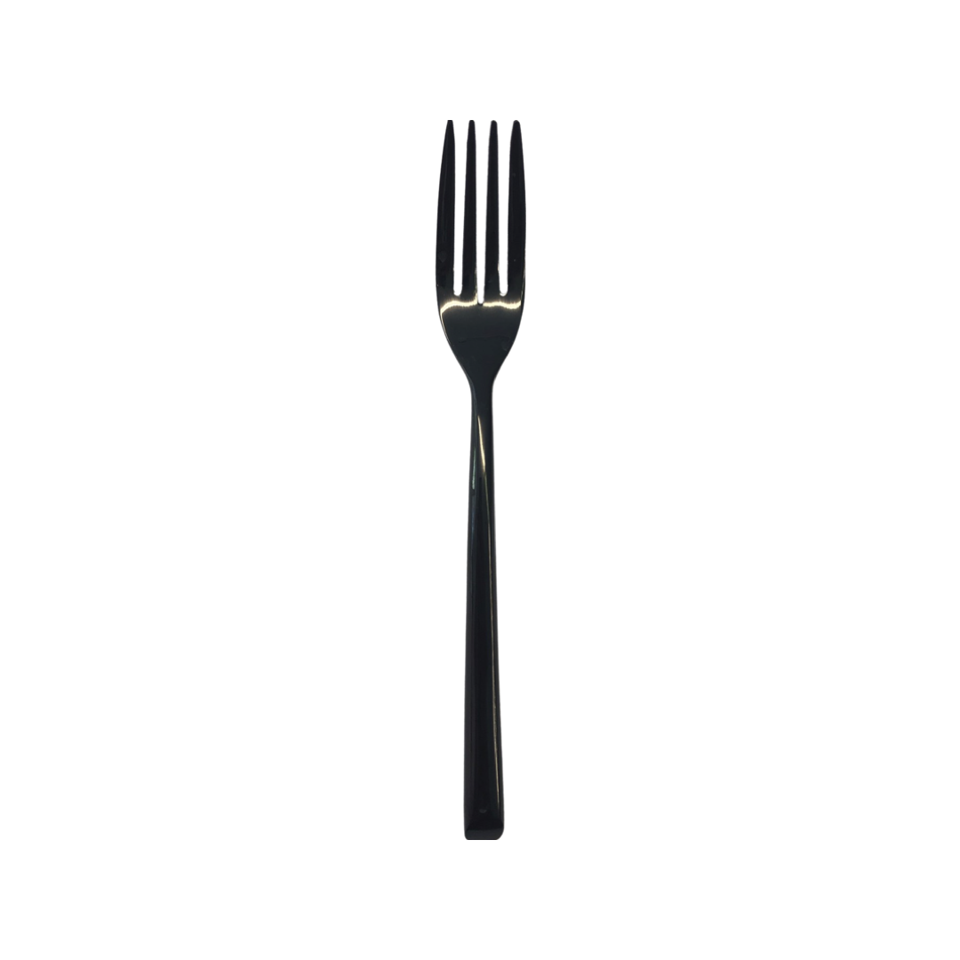 Black Dinner Fork Rental