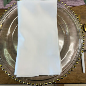 Gold and White Flatware Rental
