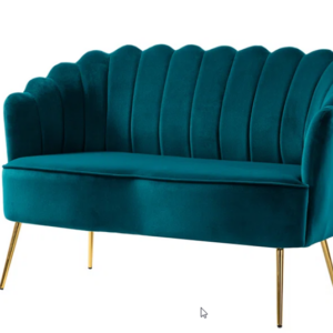 Teal Velvet Loveseat Rental